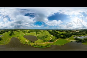Niels Golf Course aerial panoram